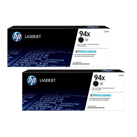 HP 94X/CF294X Black Original High Capacity Laser Toner Cartridge Twin Pack