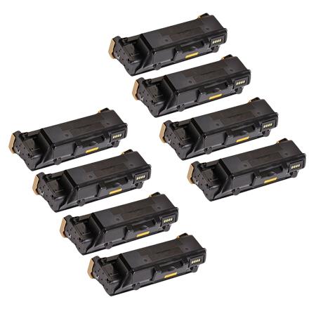 999inks Compatible Eight Pack Xerox 106R03620 Black Standard Capacity Laser Toner Cartridges