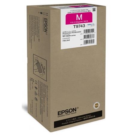 Epson T9743 (T974300) Magenta Original Extra High Capacity Ink Cartridge