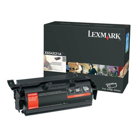 Lexmark X654X21E Original Black Extra High Capacity Toner Cartridge