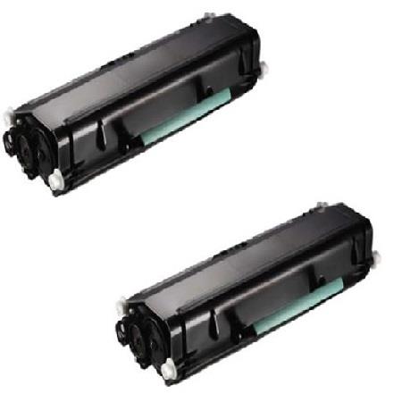 999inks Compatible Twin Pack Dell 593-11056 Black Laser Toner Cartridges