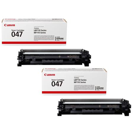 Canon 047/2164C002 Black Original Laser Toner Cartridge Twin Pack