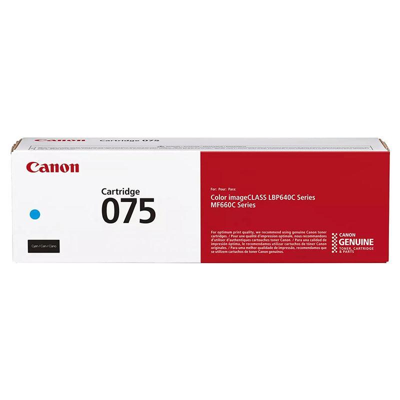 Canon 075 (6364C002) Cyan Original Standard Capacity Toner Cartridge