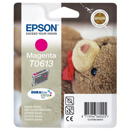 Epson T0613 Magenta Original Ink Cartridge (Teddybear) (T061340)
