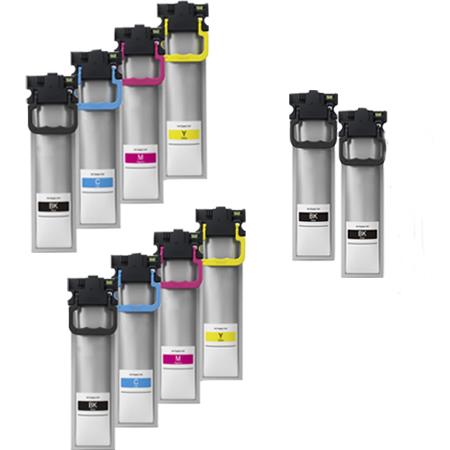 999inks Compatible Multipack Epson T9441 2 Full Sets + 2 FREE Black Inkjet Printer Cartridges