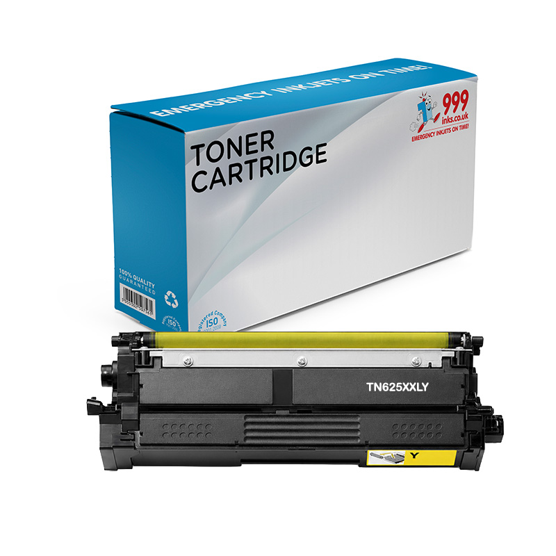 999inks Compatible Brother TN625XXLY Yellow Super High Capacity Toner Cartridge