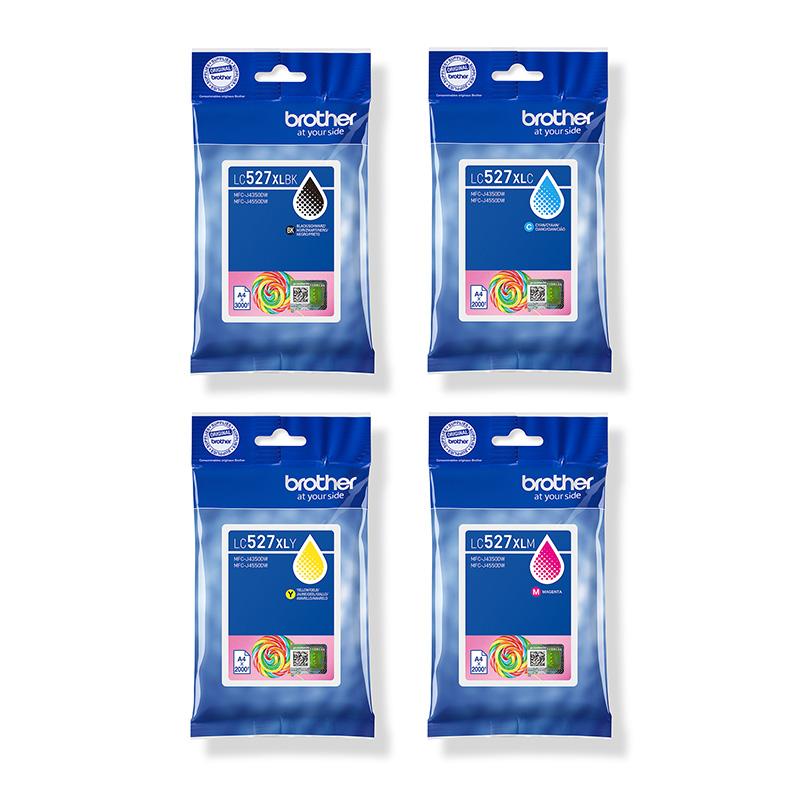 Brother LC527XL Full Set Original High Capacity Ink Cartridges