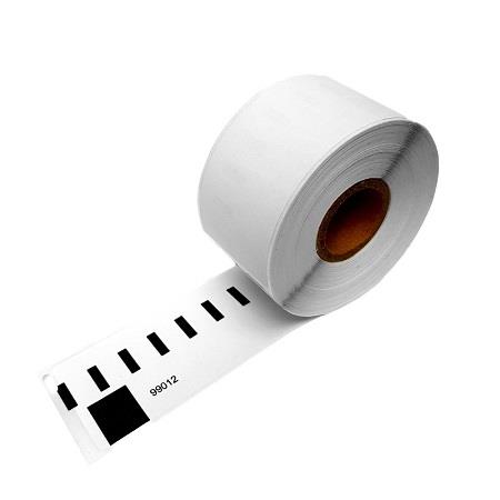 999inks Compatible Dymo 99012 (S0722400) Label Tape (89mm x 36mm) Black on White