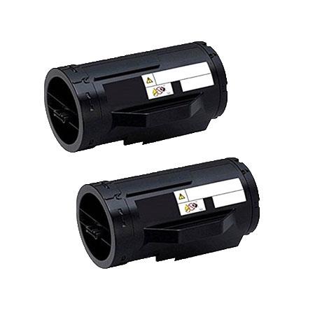 999inks Compatible Twin Pack Dell 593-BBMH Black High Capacity Laser Toner Cartridges
