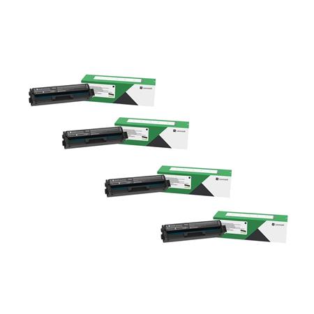 Lexmark 20N2XK0/Y0 Full Set Original Extra High Capacity Return Program Laser Toner Cartridges