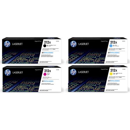 HP 212X Full Set Original High Capacity Toner Cartridges