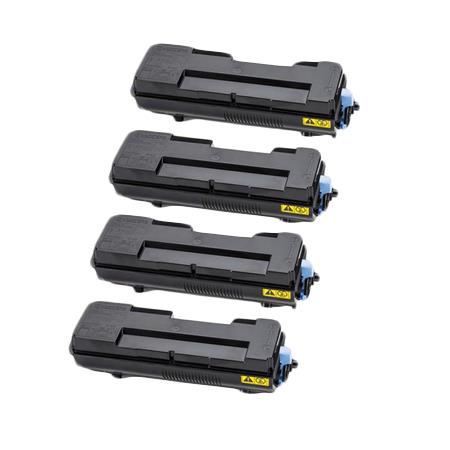 999inks Compatible Quad Pack Kyocera TK-7300 Black Laser Toner Cartridges