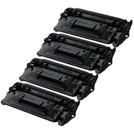 999inks Compatible Quad Pack Canon 052H Black High Capacity Laser Toner Cartridges