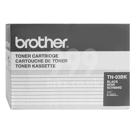 Brother TN03BK Black Original Laser Toner  (TN-03BK)