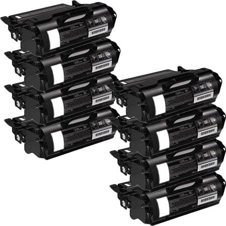 999inks Compatible Eight Pack Dell 593-11049 Black High Capacity Laser Toner Cartridges