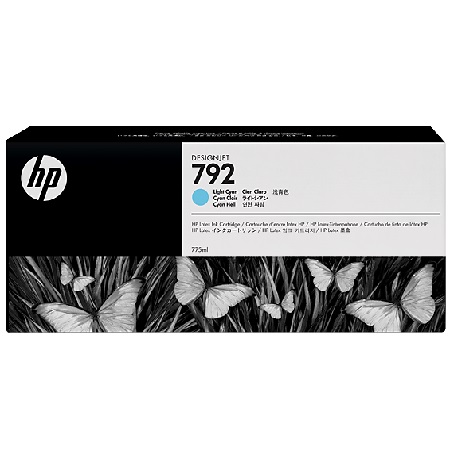 HP 792 Light Cyan Latex Designjet Ink Cartridge (CN709A)