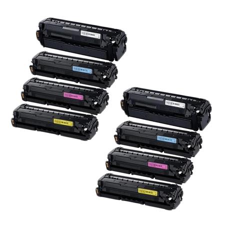 999inks Compatible Multipack Samsung CLT-K-YK503L 2 Full Sets Laser Toner Cartridges