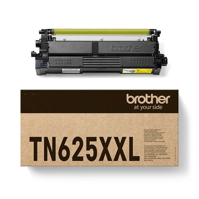 Brother TN625XXLY Yellow Original Super High Capacity Toner Cartridge