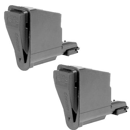 999inks Compatible Twin Pack Kyocera TK-1120 Black Laser Toner Cartridges
