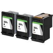 999inks Compatible Black HP 304XL High Capacity Inkjet Multipack (3 Tanks + 1 Printhead)