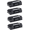 999inks Compatible Quad Pack Dell 593-BBBJ Black Laser Toner Cartridges