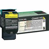 Lexmark C544X1YG Yellow Original Extra High Capacity Return Programme Toner Cartridge