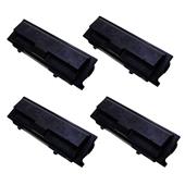 999inks Compatible Quad Pack Kyocera TK-110 Black High Capacity Laser Toner Cartridges