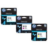 HP 912/6JR41AE Full Set Original Standard Capacity Inkjet Printer Cartridges