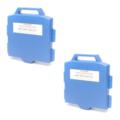 999inks Compatible Twin Pack Pitney Bowes 765-E Blue Inkjet Printer Cartridges