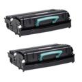 999inks Compatible Twin Pack Dell 593-10334 Black High Capacity Laser Toner Cartridges