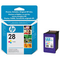 HP 28 Tri-Colour Original Inkjet Print Cartridge (C8728AE)