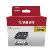 Canon PGI-35BK Black Original Ink Cartridge Triple Pack