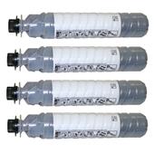 999inks Compatible Quad Pack Ricoh 1230D (885094) Black Laser Toner Cartridges