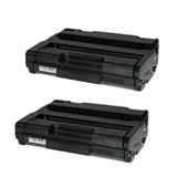 999inks Compatible Twin Pack Ricoh 406956 Black Laser Toner Cartridges