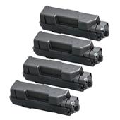 999inks Compatible Quad Pack Kyocera TK-1160 Black Laser Toner Cartridges