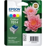 Epson T014 Colour Original Ink Cartridge (Pink Flower) (T014401)