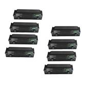 999inks Compatible Eight Pack Samsung MLT-D204E Black High Capacity Laser Toner Cartridges
