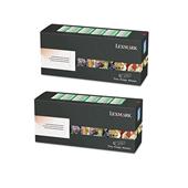 Lexmark 25B3079 Black Original Standard Capacity Return Program Toner Cartridges Twin Pack