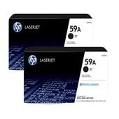 HP 59A/CF259A Black Original Standard Capacity Laser Toner Cartridge Twin Pack