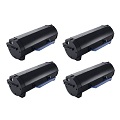 999inks Compatible Quad Pack Dell 593-11167 Black Laser Toner Cartridges
