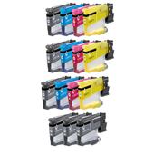 999inks Compatible Multipack Brother LC527 3 Full Sets + 3 FREE BLACK Inkjet Printer Cartridges