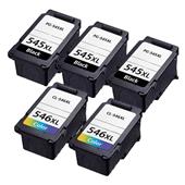 999inks Compatible Multipack Canon PG-545XL and CL-546XL 2 Full Set + 1 EXTRA Black Inkjet Printer Cartridges