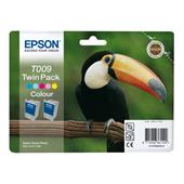 Epson T009 Colour Original Cartridge Twin Pack (Toucan) (T009401)
