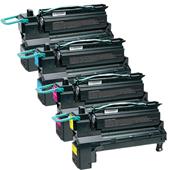999inks Compatible Multipack Lexmark C792X1K/YG 1 Full Set Laser Toner Cartridges