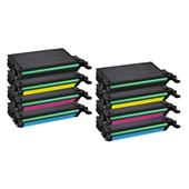 999inks Compatible Multipack Samsung CLT-K/C/M/Y5082L 2 Full Sets Laser Toner Cartridges