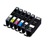 999inks Compatible Multipack Canon PGI-550PGBKXL and CLI-551BK/C/M/Y/GYXL 1 Full Set Inkjet Printer Cartridges