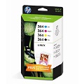 HP 364 Black and Colour Ink Cartridge Multipack (J3M82AE/SD534EE)