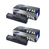 Samsung MLT-D111L Black Original High Capacity Laser Toner Cartridge Twin Pack