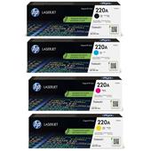 HP 220A Full Set Original Standard Capacity Toner Cartridges
