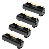 999inks Compatible Quad Pack Xerox 106R01535 Black High Capacity Laser Toner Cartridges